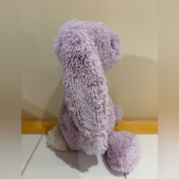 Jellycat Medium Bashful Bunny Purple Lilac Lavender Plush Stuffed Animal 12” - Picture 3 of 13